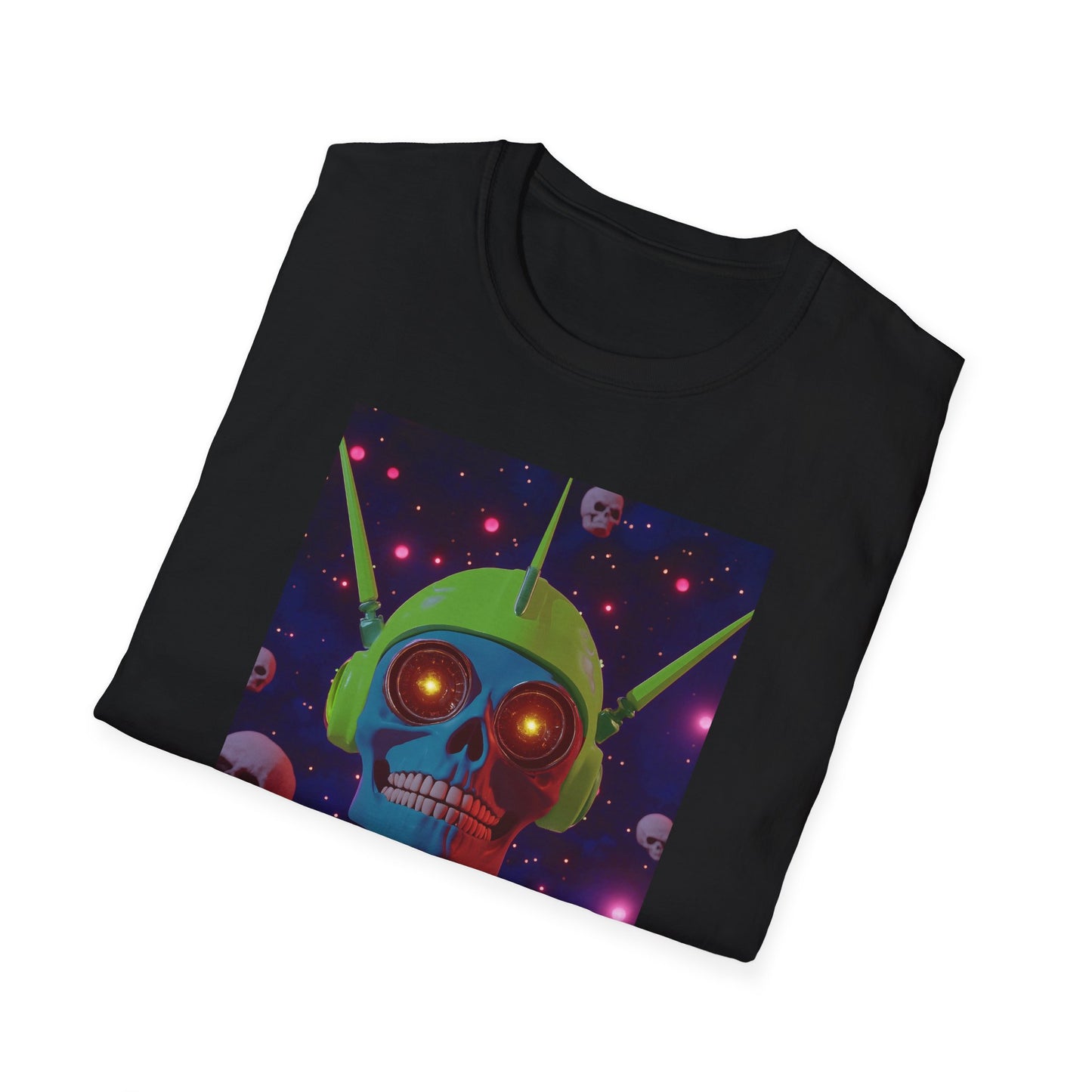 Retro Graphic T-Shirt - Deathstar Design for Sci-Fi Fans