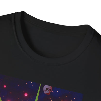 Retro Graphic T-Shirt - Deathstar Design for Sci-Fi Fans